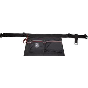 Klein Tools 5244 Tool Apron, Tape Thong and Four Reinforced Pockets for Hand Tools, Waist Size 32 to 53-Inch