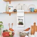 Voatok Nanny Gifts Kitchen Towels, Nanny Gifts from Grandkids Granddaughters Grandsons Hand Towels, Best Grandma Gift for Christmas Birthday Dish Tea Towels for Kitchen, 16x24 Inches