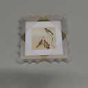 3x3 Picture Frame Set of 3, Brass Metal Square Photo Frames with HD Glass, Fits 2x2 with Mat or 3 x 3 without Mat, Display for Wall and Table