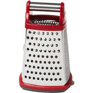 KitchenAid Gourmet 4-Sided Stainless Steel Box Grater with Detachable Storage Container