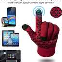 Winter Beanie Hats Scarf Gloves Set Thick Warm Slouchy Beanies Hat Knit Skull Cap Neck Warmer for Men Women