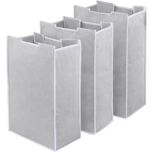Laundry Sorter Replacement Bags 3 Pack, Hamper Liner for Laundry Sorter, Large Laundry Hamper Bag Compatible with 3 Bag Laundry Hamper, 48L Oxford Cloth