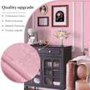 Dimoon 17.7''x393.7''Pink Peel and Stick Wallpaper Gothic Floral Wall Paper Contact Paper Closeout Renter Friendly Modern Self Adhesive(393.7''x17.7'', Pink Floral Textured)