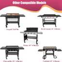 Griddle Lid Back-hinged Design for 36" Blackstone Griddle, Nexgrill, Member Mark Griddle and Other 36'' griddles, Hard Cover Hood with Handle for 36 Inch Blackstone Table Top Griddles