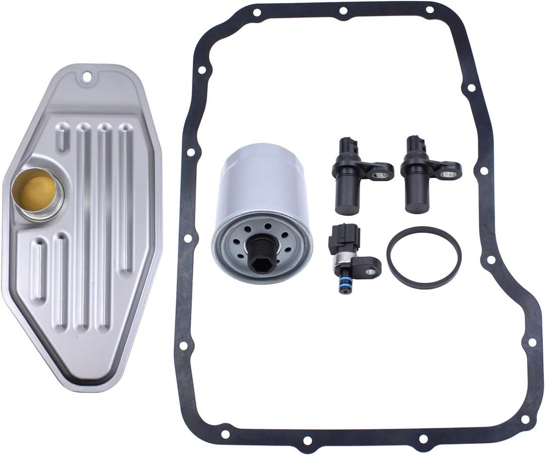 MOTOKU Transmission Filter Pan Gasket w/Sensor Kit for Chrysler Aspen for Dodge Dakota Durango 2000-2017 Ram 1500 2500 3500 for Jeep Grand Cherokee 1999-2017 Liberty 4WD 45RFE 545RFE 68RFE