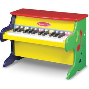 Melissa & Doug Learn-to-Play Wooden Mini Piano Toy with 25 Keys, H: 18.5 x W: 13 x D: 11.5