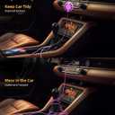 GLOGO 3 in 1 Retractable Charging Cable [3A,3FT] Multi USB Cable Fast Charger Cord for Phone, Samsung, iPad, Tablets, Switch and More - Purple