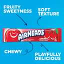 Airheads Full-Size Candy Bars, Taffy Candy Pack, Individually Wrapped Bulk Candy, Cherry Flavor Artificially Flavored, 36 Count Box