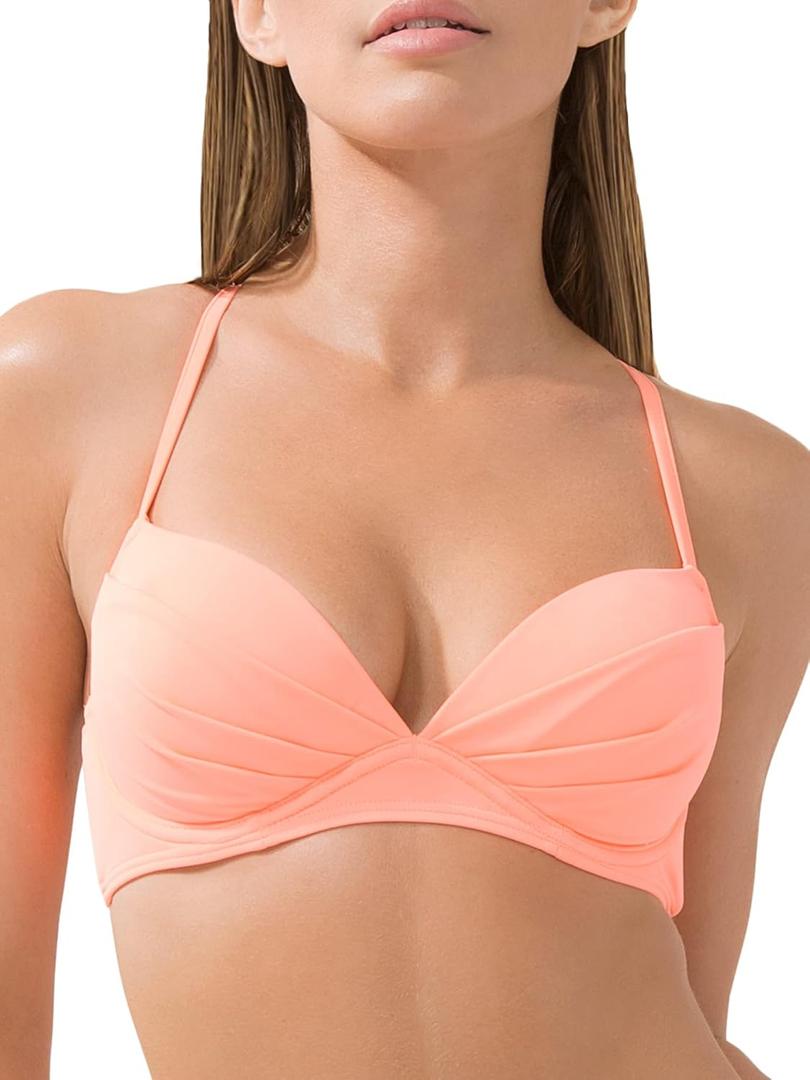 Smart & Sexy Women's Swim Secret Convertible Push-up Bikini Top Smart & Sexy Swimwear Secret Line