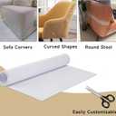 2 x Cat Scratch Furniture Protector - 25 Pin Couch Protector, Clear Anti Scratch for Couch, Door, Wall