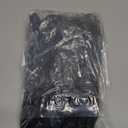 Rubber Bands Large Black 30Pcs 8inch Elastic Bands Wide 5mm Rubbers Band, for Trash Cans Office Supplies Folders Cat Litter Box (200mm x 10mm)