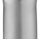 Contigo Cortland Chill 2.0 Vacuum-Insulated Stainless Steel Water Bottle, Spill-Proof Sip Technology, Interchangeable Lid, 24oz, Steel/Licorice, Perfect for Fitness Travel Everyday Use