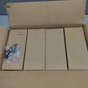 Estmoon 4 Pack Passage Door Knobs - Black Door Handle Interior Door Levers, Heavy Duty Non-Locking Locksets Hall Closet Handles, Reversible for Right & Left Sided Doors