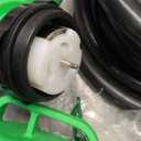 Kanayu 25 FT 50 Amp NEMA 14-50P to SS2-50R RV Generator Cord Extension Cord with 90 Degree Locking Grip Handle, RV Power Cable with Locking Connector, Heavy Duty STW Wire with Organizer