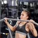 Multi-Grip LAT Pull Down Bar for Home Gym Fitness, Cable Machine Attachment, Spreader Plate LAT Pulldown Attachments for Pulley System Cable Machine