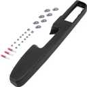 80994 Front Left Driver Side Armrest Repair Kit Fit for Chevy Silverado Suburban Tahoe Avalanche For GMC Sierra Yukon 2010-2014 Door Panel with Release Handle Above Armrest 27In - Black - GM# 84127280