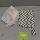 Organic Nursing Pads - 14 Washable Breast Pads for Breastfeeding, Wash Bag, Viscose Derived from Bamboo Reusable Nipple Covers for Breastfeeding Essentials, Soft & Absorbent(Pastel Touch, M 4.6")