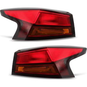 Tail Light Assembly w/Bulbs Left & Right Compatible with Altima 2019 2020 2021 2022 Rear Brake Lamp Taillight NI2804118 265556CA1A NI2805118 265506CA1A
