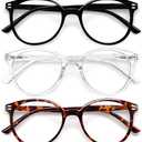 GIBLOGO Reading Glasses for Women/Men - Blue Light Blocking - 2.5 Diopters - Unisex - A3 3 Pack