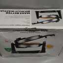 Chefman Rotating Belgian Waffle Maker, 180 Flip Iron w/ Non-Stick Plates, Adjustable Timer, Locking Lid, & Drip Plate, Space Saving Storage, Mess-Free Breakfast, Stainless Steel/Black