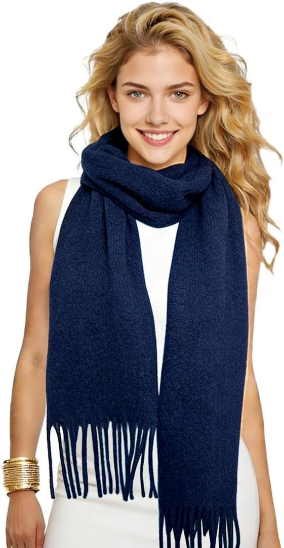 Winter Soft Long Scarf, Pashmina Shawls and Wraps, Warm Large Scarves for Men Women Evening Dress Wedding