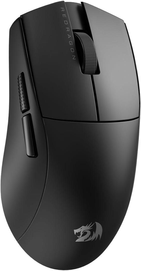 Redragon M916 PRO 3-Mode Wireless Gaming Mouse, 55G Ultra-Light 26K DPI Mouse w/Ergonomic Natural Grip Build, Full Programmable Buttons, Software Supports DIY Keybinds & DPI