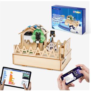 STEM Kits for Kids Age 12+, ACEBOTT IoT Smart Home Kit for Teens, STEM Toys Compatible with Arduino & Scratch, Coding Set with House Building, Sensors & App Control, Gift for Teens & Adults