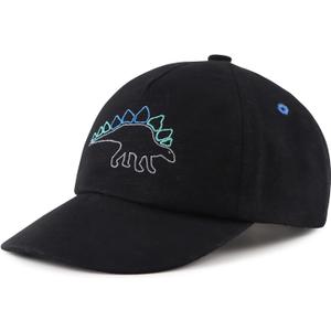 JANGANNSA Dinosaur Boys Girls Caps Embroidery Baby Baseball Caps Cotton Infant Toddler Kids Hat Spring Summer Autumn (1-2T)