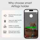 5 x ADVENTUREMORE Tags Holder with QR Code Dog Tag, Tags Case with Anti-Lost O-Ring, Waterproof Dustproof Tags Keychain Holder for Kids, Pets, Bags, Keys Green