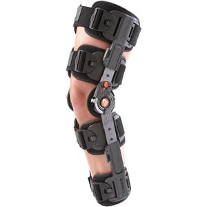 BREG '08814 Brace, Orthopedic, Foam Knee Telescoping Hinge Post-Op Strap Lock Quick Clip Buckle T-Scope Latex-Free