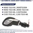 Automatic Gear Shift Knob Handle with Button DG9Z-7213-EA for Ford Fusion 2013-2016 / Escape 2013-2016 / Transit 2015-2019 / Transit Connect 2018-2023 Gear Shifter Lever Selector (Matte)