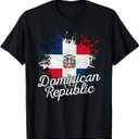 Dominican Republic Apparel Co. Dominican Republic Patriotic Dominican Flag T-Shirt, M