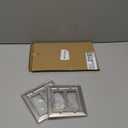 Metal Wall Plate for Electrical Outlets, Decorative Brushed Nickel Switch Plates Outlet Cover, Light Switch Cover Plate, 2-Gang Wall Plates (Double Decorator, 2 Pack)