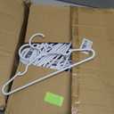 NEATERIZE Clothes Hangers Plastic 100 Pack For Adults - Plastic Hangers, The Perfect Coat Hanger and Space Saving Clothes Hangers for Closet, Percheros Ganchos para Colgar Ropa Hangars - White Hangers