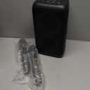 Bluetooth Speaker with 2 Wireless Microphones - Big Party Speaker for Adults Kids Karaoke with Lights - Portable Rechargeable Floorstanding Speakers Support TWS/AUX/USB/TF Card for Home Party Gift