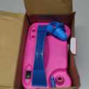 Balloon Pump Electric, Electric Air Pump Replace Manual Balloon Hand Pump, US Standard Plug Balloon Inflator Pump Electric with Dual Nozzles for Balloon Arch, Balloon Stand, Party Decorations (Pink)