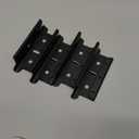 4 Pcs 1.25 In Post Coupling Compatible With Muscle Rack, Post Coupler, Post Connector For Muscle Rack Width is Less Than or Equal To 1.25 Inches, 3.95 x 1.35 x 1.35 In