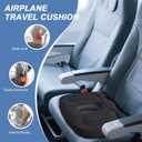 Sondor Travel Cushion,Air Seat Cushion,Evolution Cushion Portable & Lightweight Inflatable Seat Cushion - Ideal for Airplane Chairs, School Bleachers, Stadium Seats, and Wheelchairs