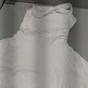 Women’S Sleeveless High Waist Square Neck A-Line Mini Dress White Small