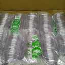 Eco-Products GreenStripe Compostable Plastic Cup Sip Lids, Case of 1000, Fits 9oz & 12-24oz Cups, Made From PLA Renewable Plant Based Plastic, Clear For Visibility