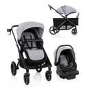 Evenflo Transformer Stroller to Wagon Travel System w/LiteMax NXT Car Seat