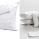 4 Pack Standard Pillow Protectors with Zipper, Soft, Quiet, Effective Dust Protection