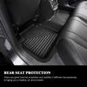 XINSHANGXIU Floor Mats & Cargo Liner for 2026 Hyundai Palisade 7-Seater Only Fuel,TPE All Weather Protection Slush Floor Liner Accessories(Trunk Mat+Backrest Mat+Floor Mat)