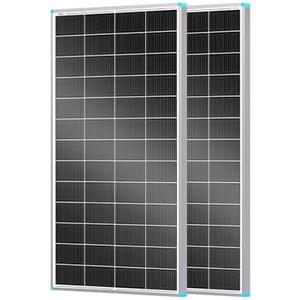 Renogy 2 Pack 200 Watt Solar Panels N-Type 24 Volt, 400W Solar Panel 16BB 25% High-Efficiency, PV Module Power Charger for RV Marine Cabin Roof Home Farm Battery