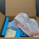 Amagoing Easel for Kids, Adjustable Standing Art Easel for Toddler 2-4, 4 in 1 Double Side Chalkboard Drawing Board with Painting Accessories, Learning Toy Gift for Little Boys Girls Age 3 4 5, Blue