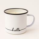 BLUE RIDGE MOUNTAIN CAMPER MUG CANDLE Vanilla Wild Honey 12 OZ