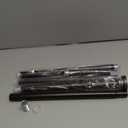 Mcrbeay Shower Curtain Rod, 1" Diameter Heavy Duty Tension Shower Rod, Non Slip Adjustable 28-74 inch No Drill Shower Curtain Rods Spring Tension For Bathroom, Shower Stall, No Rust, Bronze