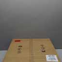 REDSTAR Flush Mount Caged Ceiling Fan with Lights, 20" Small Bladeless Ceiling Fans with Remote, Rustic Low Profile Ceiling Fans 6-Speeds Reversible Enclosed Ceiling Fan for Bedroom Kitchen Farmhouse (19.7 INCH, Black+Wood)