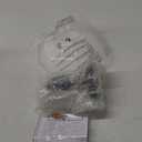 Flush Mount Ceiling Light Fixture < Bulb NOT Included >, Black Metal Frame Ceiling Light Fixture with Seeded Glass, Farmhouse Light Fixture for Kitchen Island Entryway Porch Foyer