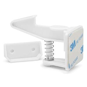 12 Pack Cabinet Locks Child Safety | Baby Safety Cabinet Locks NO Drilling 3M Adhesive Baby Proof Drawer Lock Child proofing cabinets latches for Kids Latch for Drawers & Door Child Safety Locks
